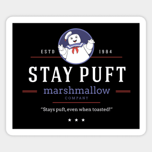 Stay Puft Marshmallow Company - modern vintage logo Sticker